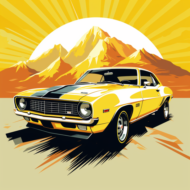 Camaro Vectorized Style